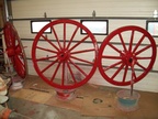 Fresh Paint on New Wagon Wheels