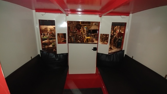 interior of mini coach