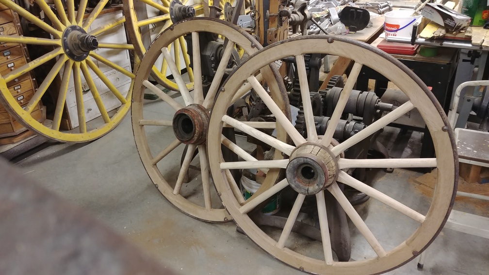 rebuilt heavy wagon wheels