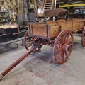 restored single sided farm wagon 